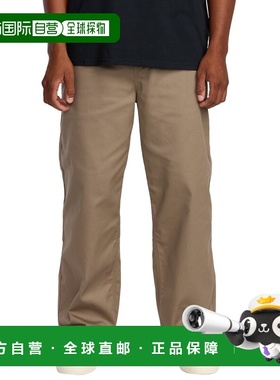 日本直邮VOLCOM 男女同款 宽松版型斜纹棉裤 经典美式休闲风 A113