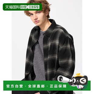 日本直邮Uniqlo 法兰绒格纹衬衫 480768优衣库