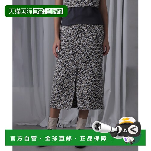 日本直邮ROSE BUD 女士花卉提花修身半身裙 20624【付后1h可退】