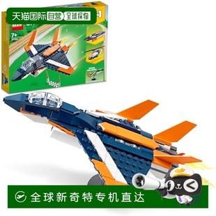 飞机31126玩具7岁以上 日本直邮 Lego乐高拼插玩具音速喷气式
