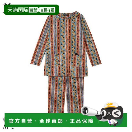 Wacoal 华歌尔 ATSUKO MATANO 黑猫与玫瑰 女士长袖睡衣套装 棉