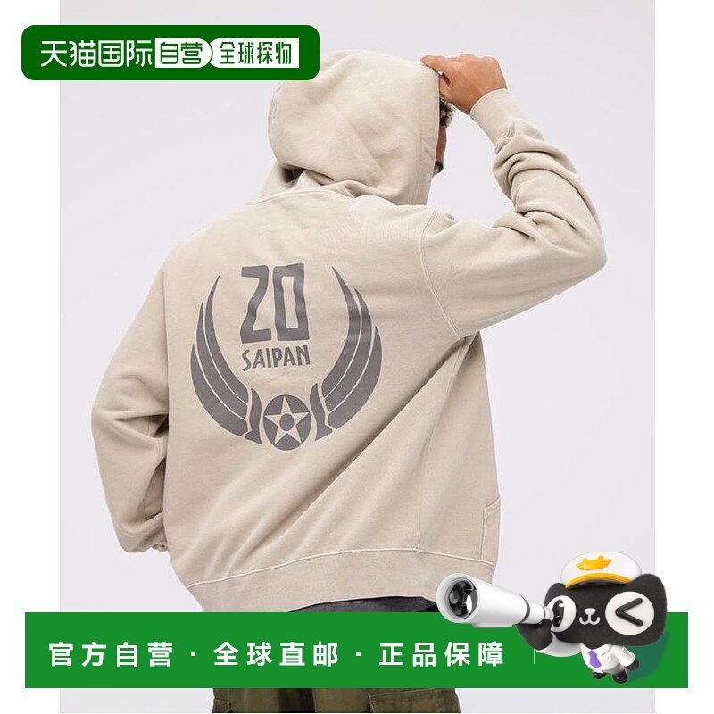 日本直邮AVIREX EC FADE WASH ZIP UP PARKA 外套 [SA AV1129EM02