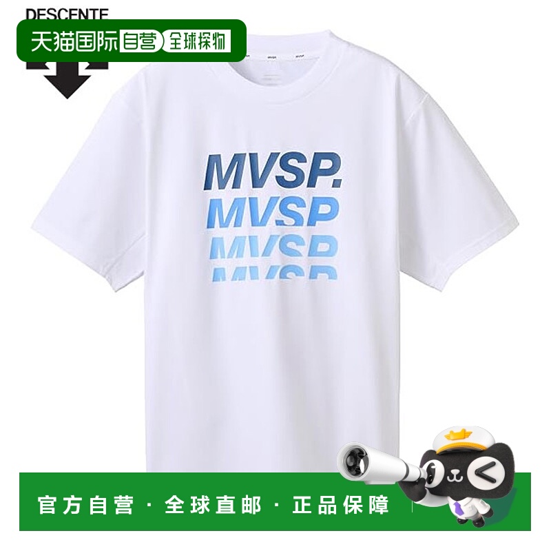 日本直邮Descente 运动服 男士 MOVESPORT 短袖衬衫 DESCENTE 短T