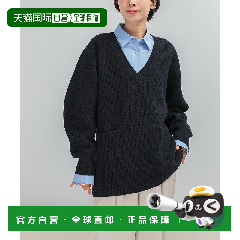 1h可退 日本直邮URBAN RESEARCH ROSSO WOMEN 女装 羊毛混纺V领套