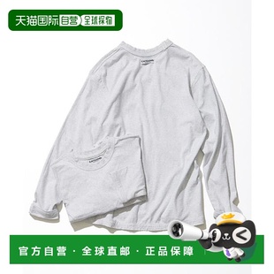 T恤 可反穿长袖 贴身款 时尚 日本直邮CAHLUMN 短袖 2件装