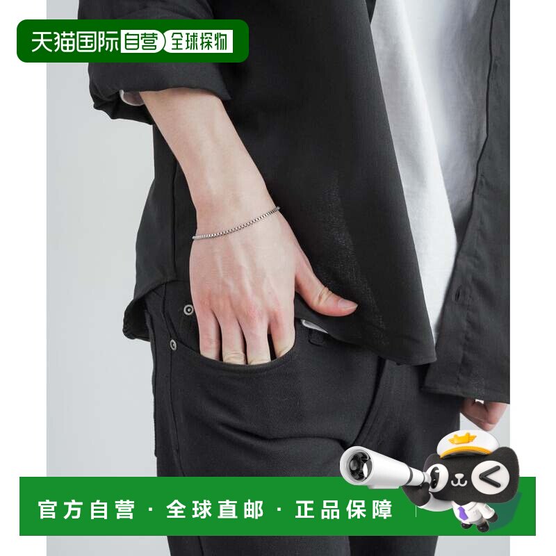 日本直邮不锈钢手链 男女通用 简约休闲 卡扣式 情侣礼物 931-105