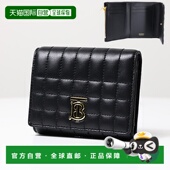 日本直邮Burberry 折叠钱包带 三折钱包 绗缝皮革 Lola
