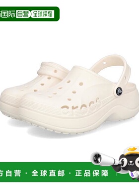 日本直邮crocs BAYA PLATFORM CLOG女士厚底凉鞋[208186 001]拖鞋