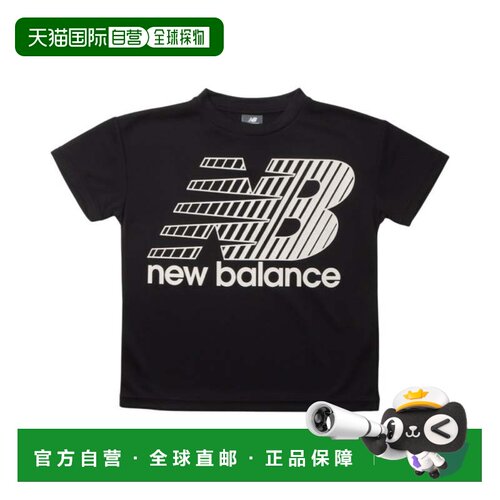 日本直邮New Balance 青少年短袖功能性T恤 大标志短袖衫 YT61U53