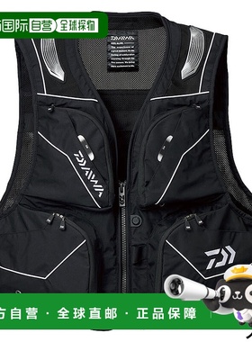 日本直邮Daiwa Wear DV-3021 Barrier Tech 短背心 M 黑色
