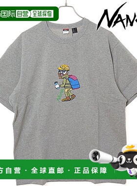 日本直邮 ECO HYBRID 男士灰色T恤 [N25001M024Z SS25]短袖上衣