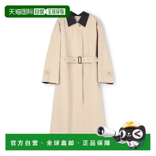 1h可退 日本直邮MACKINTOSH 女装 A字剪裁 长款立领大衣 橡胶防水