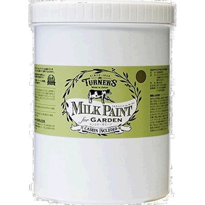 【日本直邮】Turner 透纳 丙烯颜料牛奶漆 橄榄绿 MKG12324 1.2L