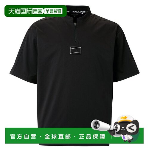 日本直邮Rawlings BLACKLABEL Windblock 短袖半拉链夹克 AOS15S0