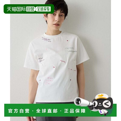 日本直邮THE PAUSE T恤 白色 简约设计半袖
