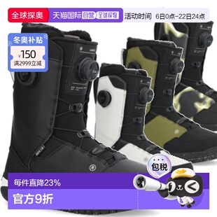 日本直邮RIDE LASSO 男士双Boa旋钮式热塑滑雪靴2025 款滑雪鞋