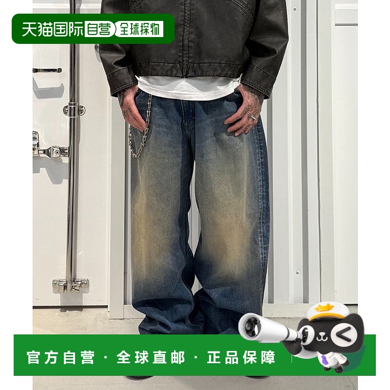 1h可退 日本直邮Lee男装14oz重磅右斜纹宽松牛仔裤 2503073114103