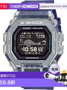 【日本直邮】卡西欧 G-SHOCK G-LIDE 蓝牙款 GBX-100S-2JF 蓝色男