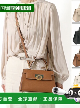 日本直邮CARBOTTI“GRETA”两用手提包/单肩包/迷你包（灰褐色黑/