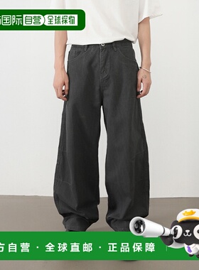 日本直邮CORPUS TOKYO 男女同款 立体剪裁宽大廓形棉质卡其裤 250