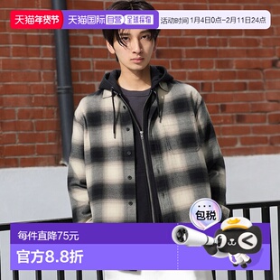 日本直邮Uniqlo 法兰绒格纹衬衫 481224优衣库