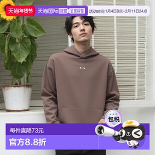 日本直邮OAKLEY Enhance Qd 男士抓绒连帽卫衣 FOA408246800