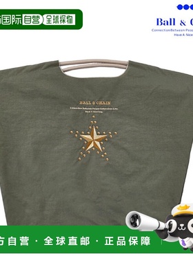 日本直邮Ball & Chain Star and Studs 大号环保手提袋刺绣礼物A4