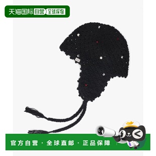 1h可退 日本直邮OVERRIDE 女装 手工钩针贝雷帽 耳罩设计 可拆卸