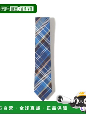 1h可退 日本直邮BROCKLEHURST 男装 全棉马德拉斯格纹领带 经典英