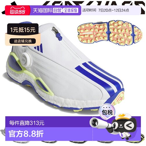 日本直邮adidas Golf CODECHAOS 27 BOA 男士无钉高尔夫鞋 ONN44
