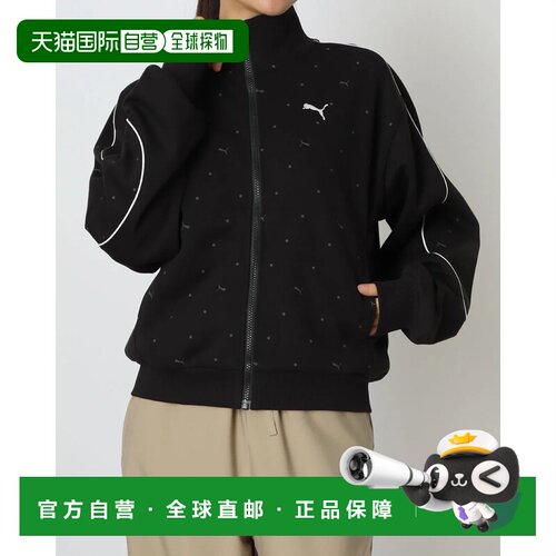 日本直邮PUMA 长袖运动外套 CORE HERITAGE MX 690174 黑色彪马