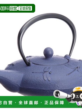 【日本直邮】WORLD CREATE, INC. 茶壶 急须 铁制 蓝色蜻蜓10256