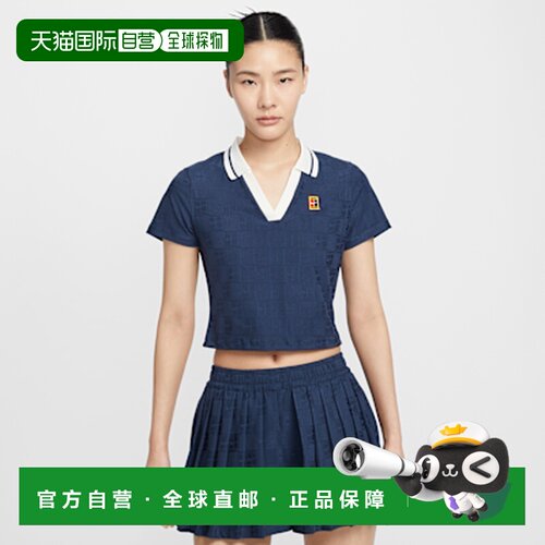 日本直邮Nike Court Collection 轻盈套头短袖网球衣 女款耐克