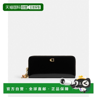 1h可退 日本直邮COACH 蔻驰 女士牛革长款拉链钱包 8卡位 可收纳i