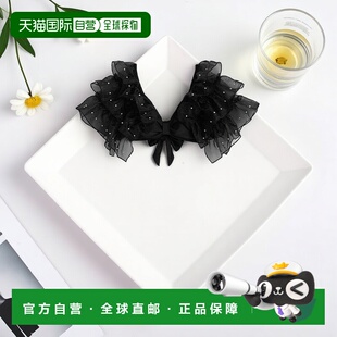 日本直邮日潮 GRL珍珠薄纱荷叶边高腰比基尼泳衣sw942上衣