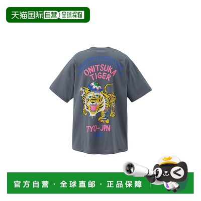 日本直邮Onitsuka Tiger OVERSIZED GRAPHIC TEE 2183B531_400
