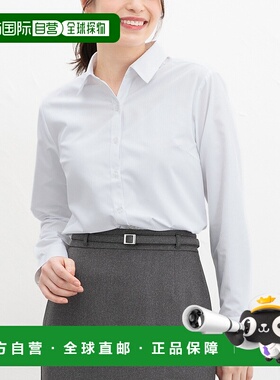 1h可退 日本直邮Honeys 女士织纹免烫休闲衬衫 673610094