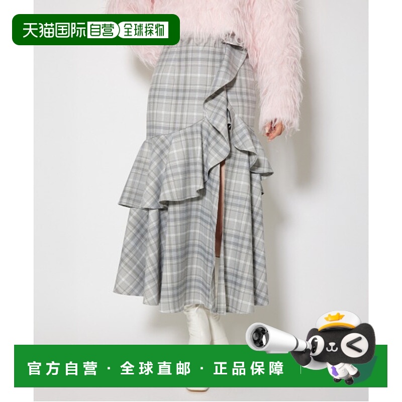 1h可退 日本直邮rienda 女装 弗里尔花边高腰短裤 秋装 110IA7311