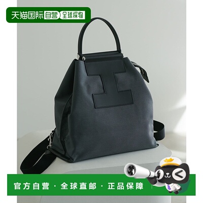 日本直邮IACUCCI 女士三用尼龙牛皮双肩包背包 IAC1031112A0013