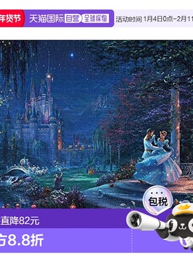 Tenyo 1000片拼图ThomasKinkade迪士尼灰姑娘51x73.5人物跳舞尺寸