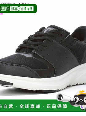 日本直邮Moonstar 女士 SPLT AML115 黑色休闲运动鞋EZGO 设计加4