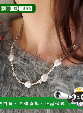 1h可退 日本直邮官方授权 Kastane 珍珠花朵项链首饰链条配饰