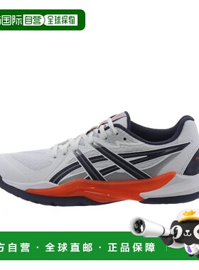 日本直邮asics-PowerBreak FF 1071A101男女女士手球鞋：白色X海A