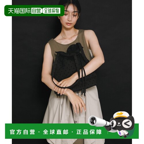 1h可退 日本直邮RODE SKO 女装 绒感圆点抽绳托特包 XX2633022224