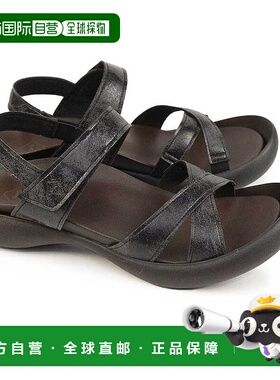 日本直邮Regetta 独木舟凉鞋女士 CJFD5372 仿旧复古厚底带背带魔