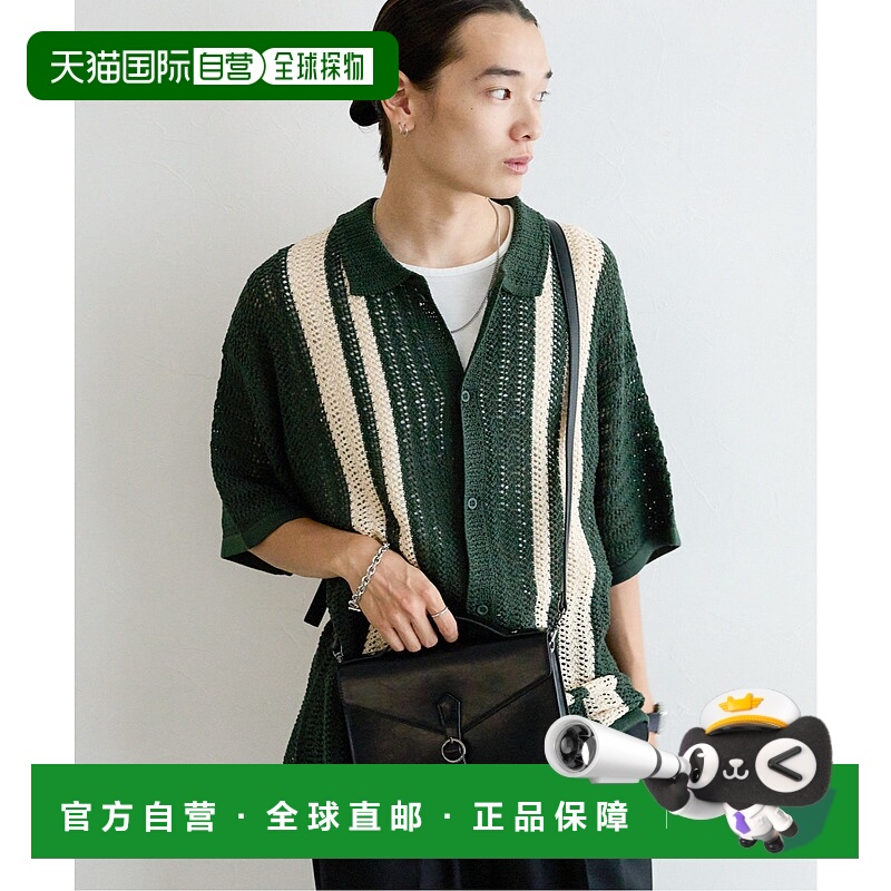 1h可退 日本直邮RAGEBLUE 男士2WAY合成皮革翻盖迷你斜挎包单肩包