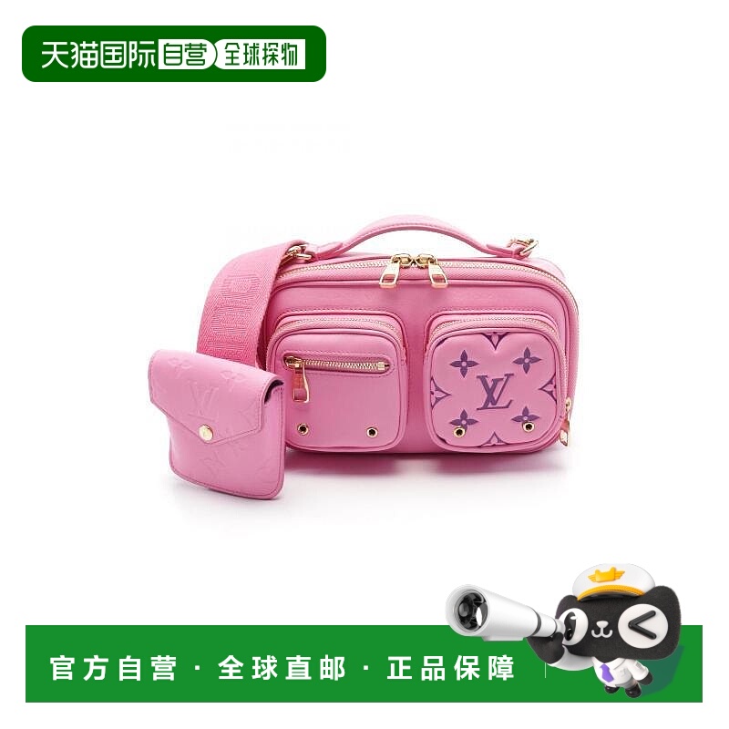 1h可退 日本直邮中古LV路易威登女包A级95新Utility Crossbody牛