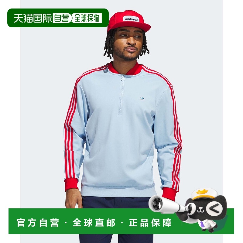1h可退 日本直邮adidas Golf 男士立领高尔夫卫衣 KSW58