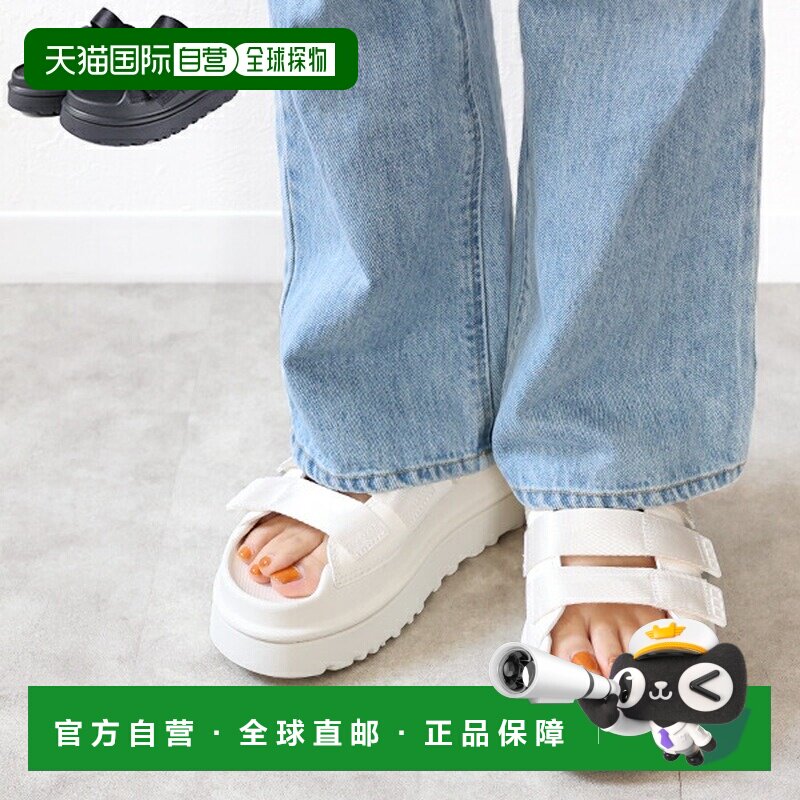 日本直邮UGG 女士厚底厚底凉鞋轻便 (1167430)图片