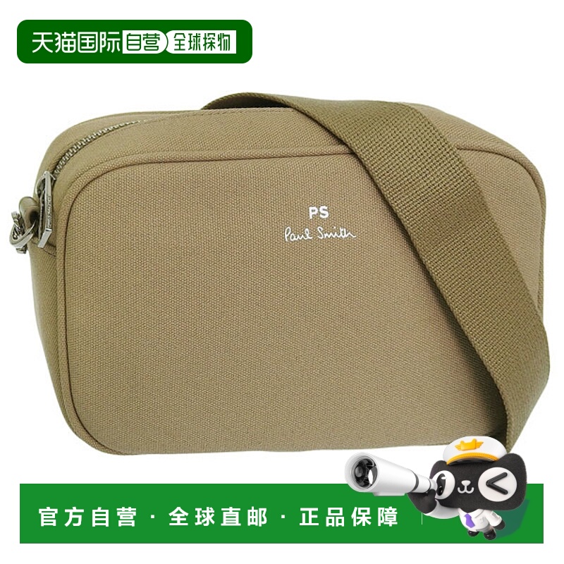 日本直邮Paul Smith 女士单肩包款棉质和皮革材质米色BWB070-90 P